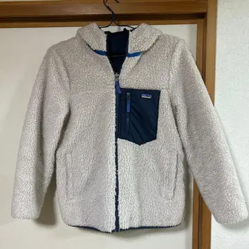 새상품급 Patagonia 키즈 리버서블 레이디 프레디 후디