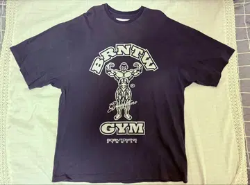 BRNTW GYM 다크 네이비 T셔츠