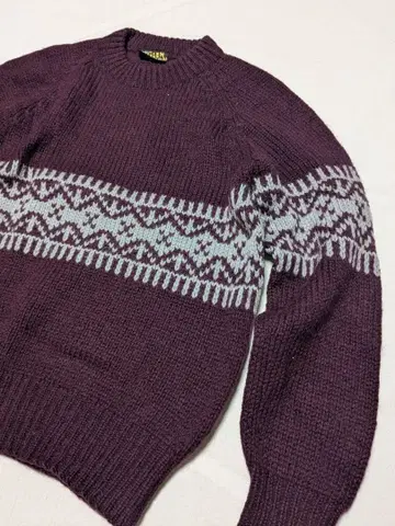 GLEN CARRON 글렌캐런 통가제 육후 노르딕 니트