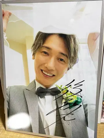 준레츠 코가미 쇼타 씨 친필 사인 패널 포스터