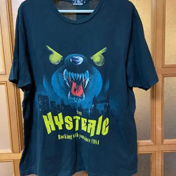 HYSTERIC GLAMOUR 퍼킹 베어 티셔츠 XL