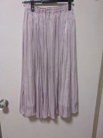 노리즈 새틴 플레어 스커트 핑크 사이즈 38