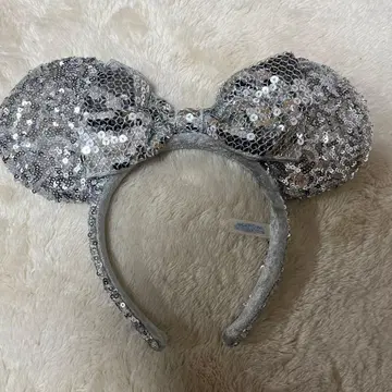 미키마우스풍 실버 머리띠