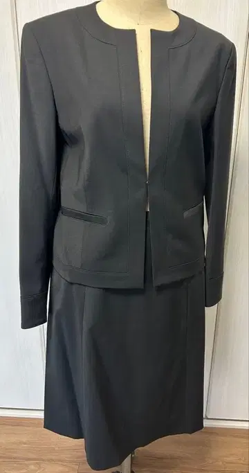 미사용, 띠어리 럭스, 포멀 슈트, L, 블랙