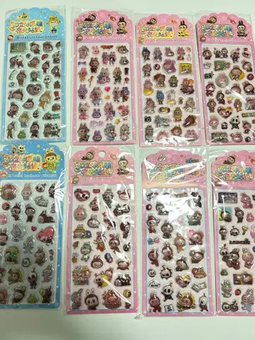 러브브 봉봉 드롭 씰 러브브 야행 씰 8개