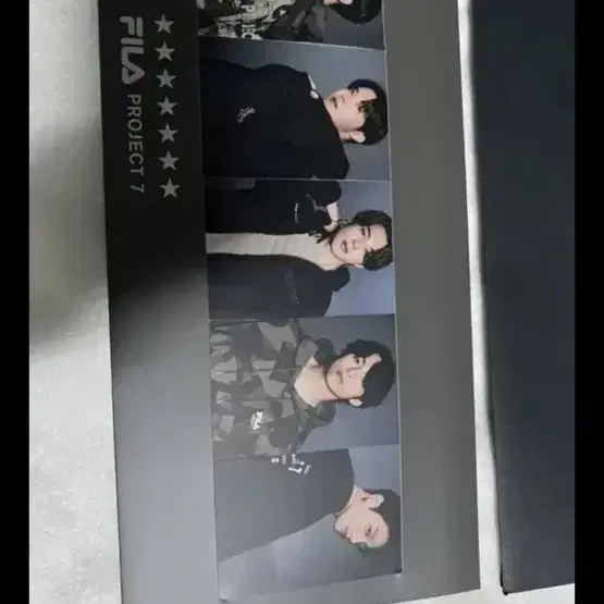 오늘만 방탄 bts fila 휠라 인사동 희귀포카 7장 세트