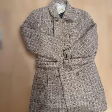 b. club 울 트위드 체스터 코트 새상품급