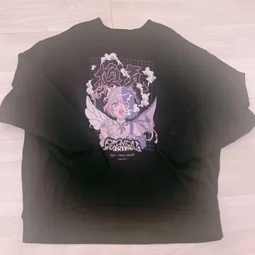 텐키 푸르루 환기 후드티 블랙