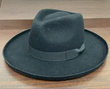 브림 업 롱 펠트 햇 BRIM UP 블랙 블랙 M