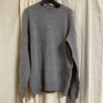 BEAMS+ 그레이 크루넥 스웨터 M