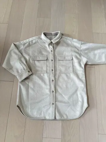아이보리 셔츠 자켓