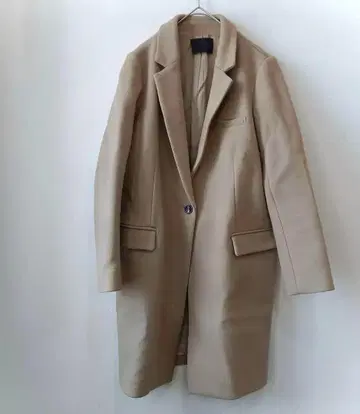 STUDIOUS (0) 롱 코트 울 카멜 심플 엘레강트 일본제