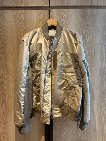 sacai 22SS Nylon Twill Mix Blouson MA-1