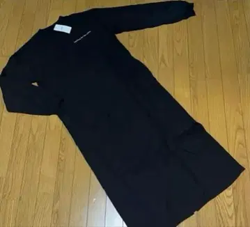 WTW 더블티 wtw 백 로고 롱 원피스 블랙 새상품