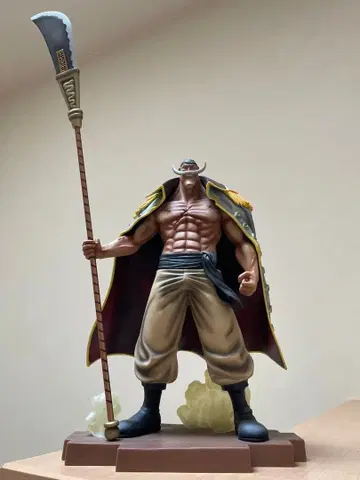 원피스 에드워드 뉴게이트 흰 수염 피규어 재도색 박스 포함