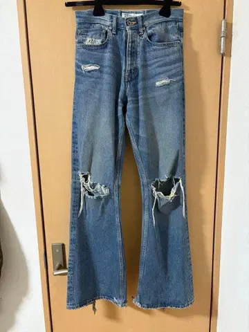 DAIRIKU Damage Flare Denim Pants