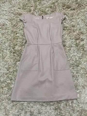 JILL by JILLSTUART 퍼 장식 원피스