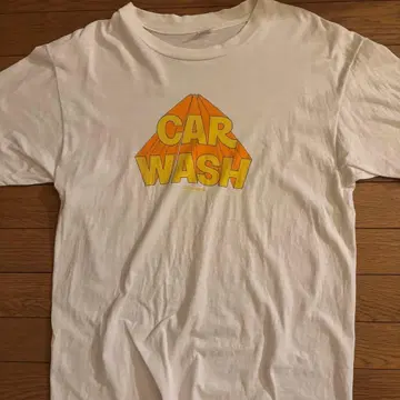 CAR WASH T셔츠 화이트 vintage