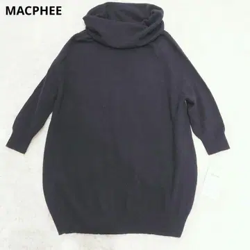 MACPHEE 맥피 하이넥 5부 소매 투모로우랜드 캐시미어 블렌드