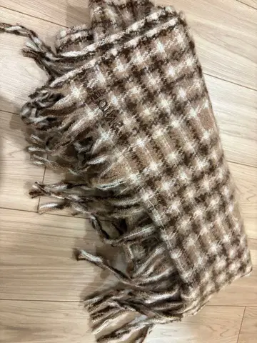 Snidel 체크 무늬 머플러 스나이델