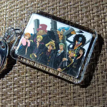 원피스 밀짚모자 일당 스트롱 월드 당시 물건 키링