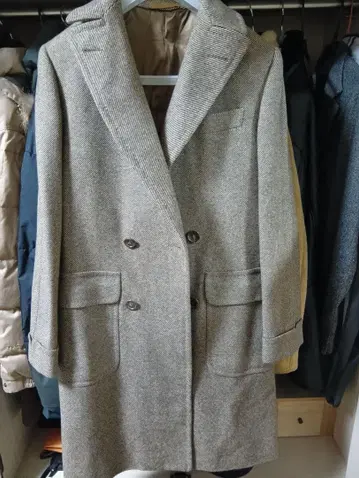 사르토리아 파르마 핸드메이드 코트 캐시미어 15% 울 85%