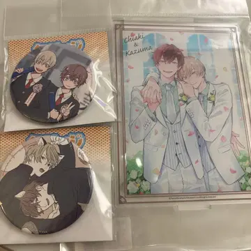 쿠라하시 토모 치아키와 카즈마 아크릴 피규어 캔뱃지