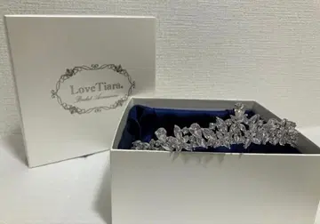 러브 티아라 비쥬 지르코니아 티아라 웨딩 티아라