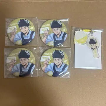 보쿠토 코타로 하이큐!! 오토야 밥주걱 & 밥 2연 아크릴 참 캔뱃지