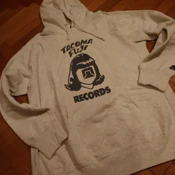 TACOMA FUJI RECORDS 후드티 멜란지 그레이