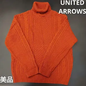 UNITED ARROWS 터틀넥 오렌지 M