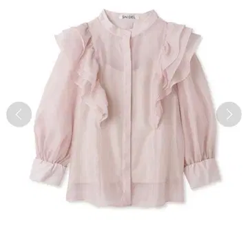 스나이델 SNIDEL 프릴 블라우스 핑크
