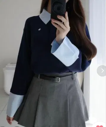 [ POLO BCS 콜라보 ] 셔츠 칼라 커프스 니트 풀오버