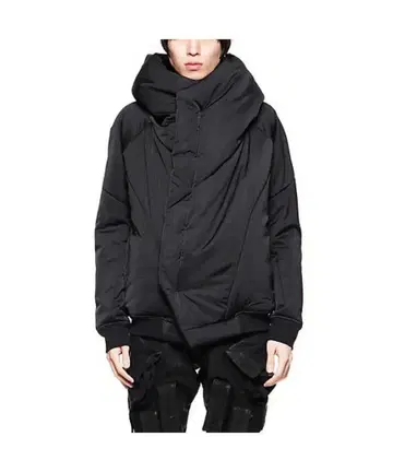 Julius 패디드 후드 블루종 자켓