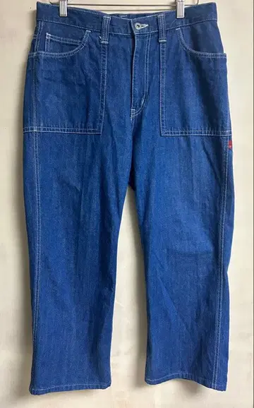 데님 베이커 팬츠