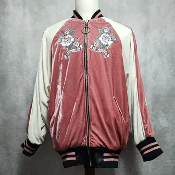 OneSpo 장미 자수 남성용 대응 폴리 벨로아 스카잔 오버 사이즈