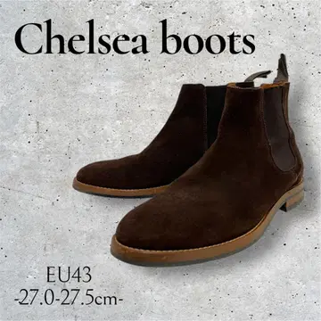 사이드 고어 부츠 EU 43 27-27.5cm 브라운 스웨이드 COS