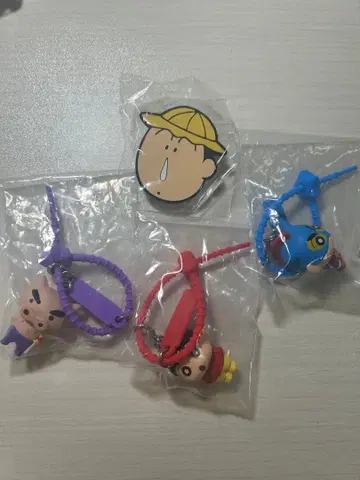 짱구는 못말려(크레용 신짱) 스트랩 4개 세트