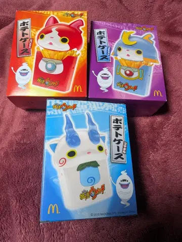맥도날드 요괴워치 감자 케이스 미사용 새상품