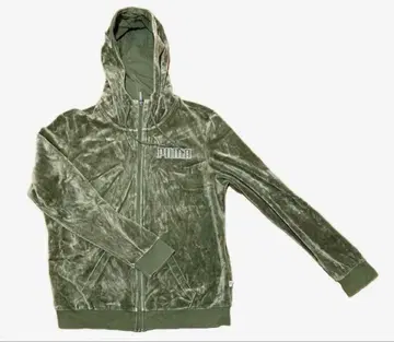 푸마 벨로아 후드티&팬츠 상하의 세트 스모키 그린