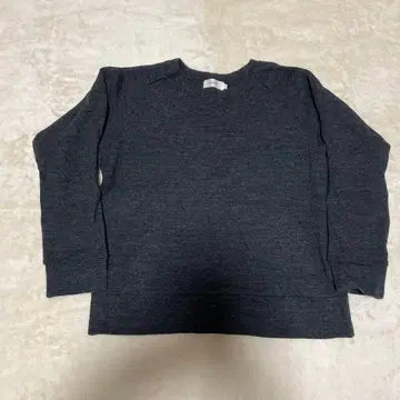 RINEN TRIP 래글런 슬리브 니트 그레이 일본제