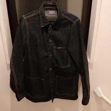 [ BLUE BLUE ] 인디고 데님 커버올 S 사이즈