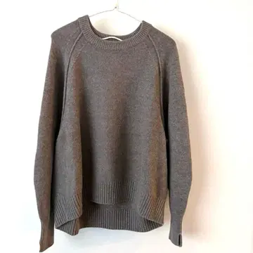 프레임워크 크루넥 풀오버 캐시미어 울 니트 모카 베이지