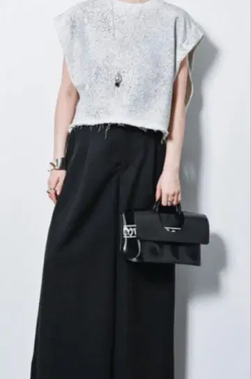 시티샵 워시 스웨트 베스트 화이트