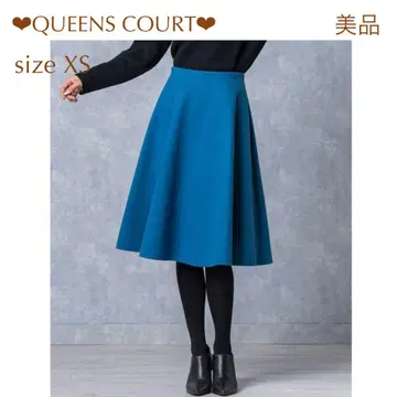 새상품급*QUEENS COURT* 멜톤 서큘러 스커트