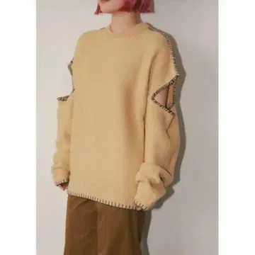 heylifestore / hand stitch knit