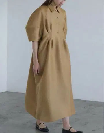 FORM SLEEVE ONEPIECE 베이지 0