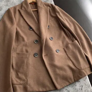 BARENA VENEZIA 울 더블 브레스드 자켓