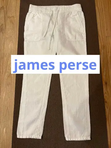 화이트 이지 팬츠 스트레이트 실루엣