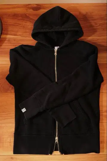 루프 휠러 빔즈 플러스 별주 후드티 블랙 M